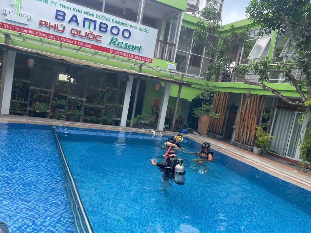 Bamboo Resort Дуонг-Донг Экстерьер фото